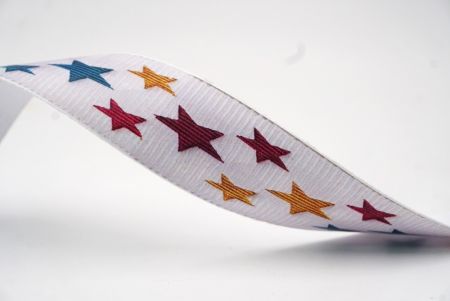 Mehrfarbige Sterne Jacquardband_AI-KN